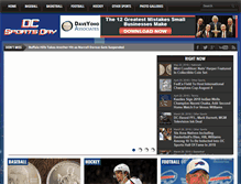 Tablet Screenshot of dcsportsday.com